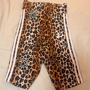 Adidas Kids Leopard Print Shorts